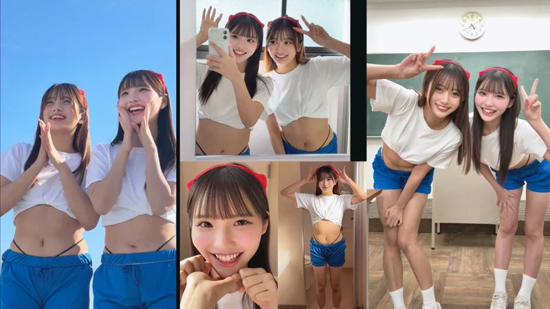 かりん＆める 無料サンプル画像(1) 【【無料動画】素人がいっぱい【フル動画】】